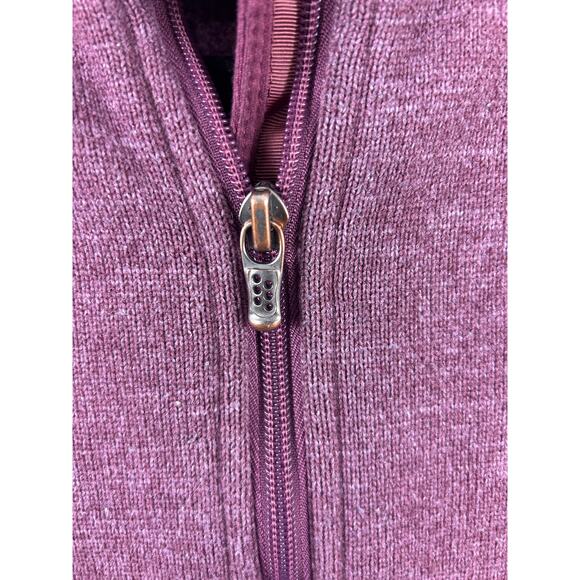 Patagonia Women’s Purple Full Zip Fleece Jacket Size M Outdoor Casual - Picture 3 of 9